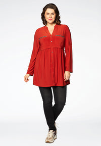 Tunic DOLCE chestpockets - orange - #2