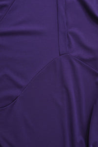 Dress INTERLOCK collar - purple - #5