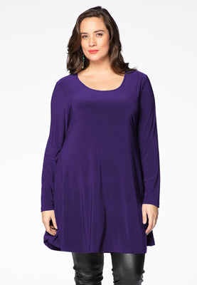 Tunic wide bottom DOLCE - purple  - #1