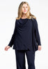 Tunic DOLCE zipped overlay - blue