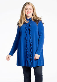 Tunic ruffled DOLCE - blue - #1