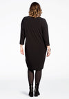 Dress DOLCE v-neck button - black - #3