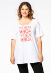 Tunic flare YOEK - white 