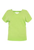 Top double v-neck - green  - #4