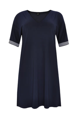 Dress cold shoulder DOLCE - blue - #4