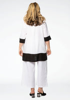 Tunic colourblock LINEN - black - #3