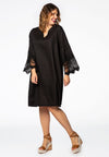 Dress lace cuffs LINEN - black - #2