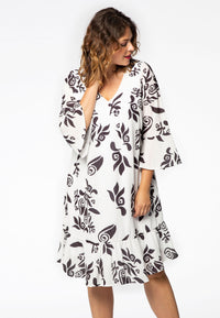 Dress ruffled GAUDI - black - #1
