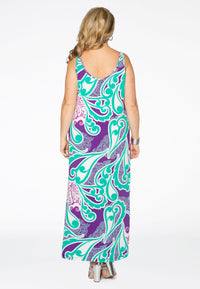 Maxi dress SWIRL - purple - #3