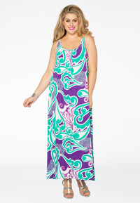 Maxi dress SWIRL - purple - #2