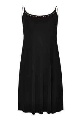 Dress spaghetti beads DOLCE - black  - #4