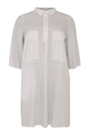 Dress POPLIN - white - #4