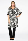 Dress bindings PAISLEY FLOWER - white - #2
