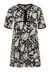 Dress bindings PAISLEY FLOWER - white - #4