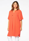 Robe à tige métallique - Rouge