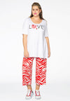 Tunic flare love COTTON - white 