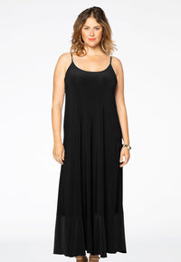 Dress spaghetti long DOLCE - black - #1