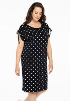 Dress shoulderstring DOTS - black  - #1