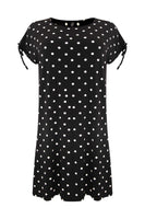 Dress shoulderstring DOTS - black  - #4