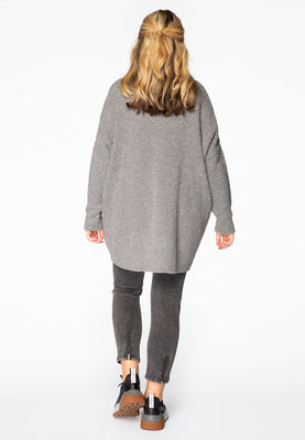 Pullover wide TEDDY - grey  - #3