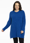 Pullover wide TEDDY - blue