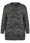 Pullover mouliné - black - #2