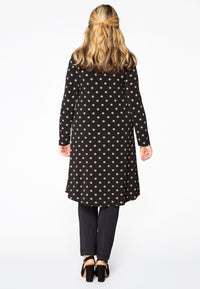 Cardigan wide bottom DOTS - black - #3