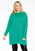 Pullover wide high neck - green 