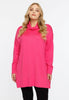 Pullover wide high neck - pink