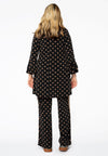 Tunic wide bottom DOTS - black - #3