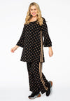 Tunic wide bottom DOTS - black - #2