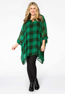 Tunic square CARREAU - green  - #2