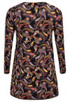 Tunic wide bottom PAISLEY - black - #4