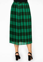 Skirt plissé CARREAU - green - #3