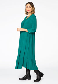 Dress frilled DOLCE - green - #2