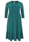 Dress frilled DOLCE - green - #4