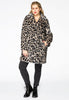 Coat fake fur LEOPARD - grey  - #2