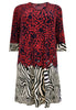 Dress LEO TIGER - red  - #4