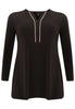 Tunic flare strass trim DOLCE - black  - #4