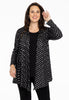 Cardigan short SPOTS - black 