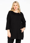 Shirt wide LOUNGE - black 