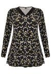 Tunic flare DAISY - black - #4