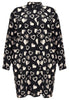 Blouse-dress HEARTS - black  - #4