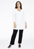 Tunic wide bottom OBLIE - white - #2