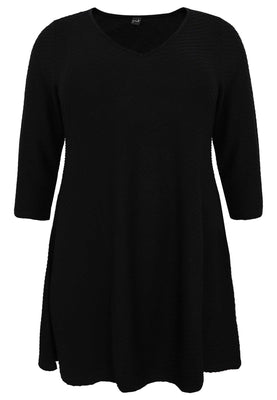 Tunic wide bottom OBLIE - black  - #2