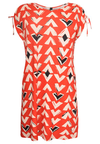 Dress MIX PRINT - red - #4