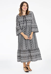 Dress ruffled sleeve BATISTE - white - #2