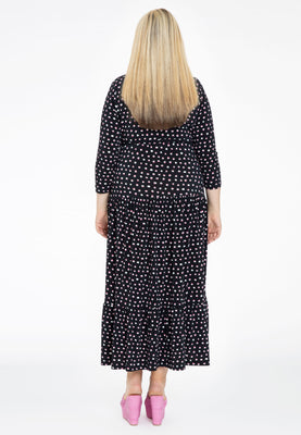 Dress ruffled SPRINKLE - black  - #3