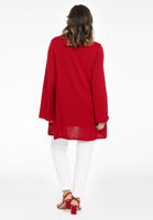 Cardigan short AJOUR - red - #3