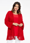  Cardigan long AJOUR - red 